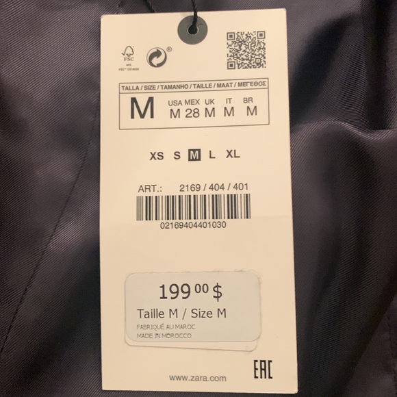 Zara Long Coat - Picture 5 of 5